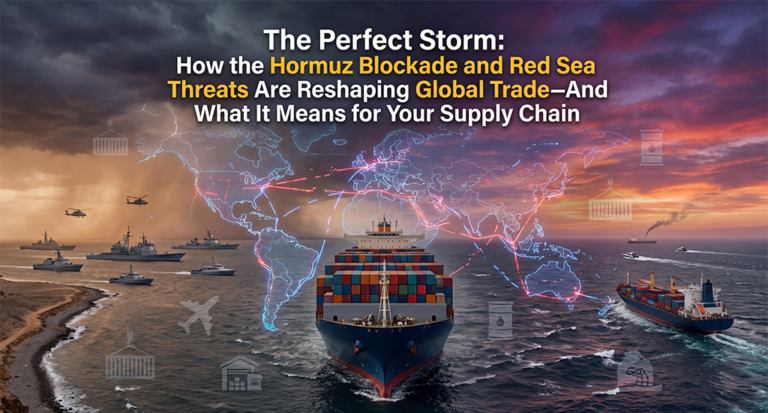 The Perfect Storm: How the Hormuz Blockade and Red Sea Threats Are Reshaping Global Trade—And What It Means for Your Supply Chain